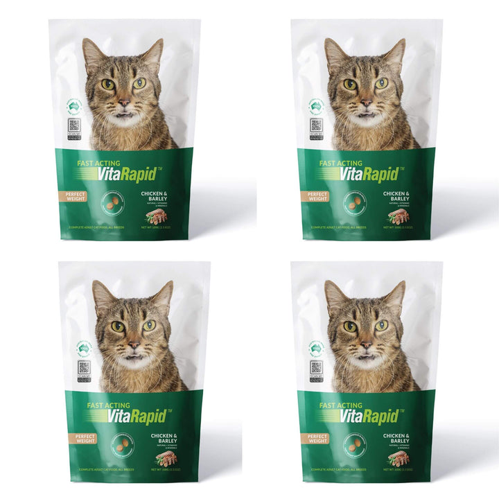 4 x 100g VitaRapid Science Perfect Weight Adult Cat Food SAMPLES