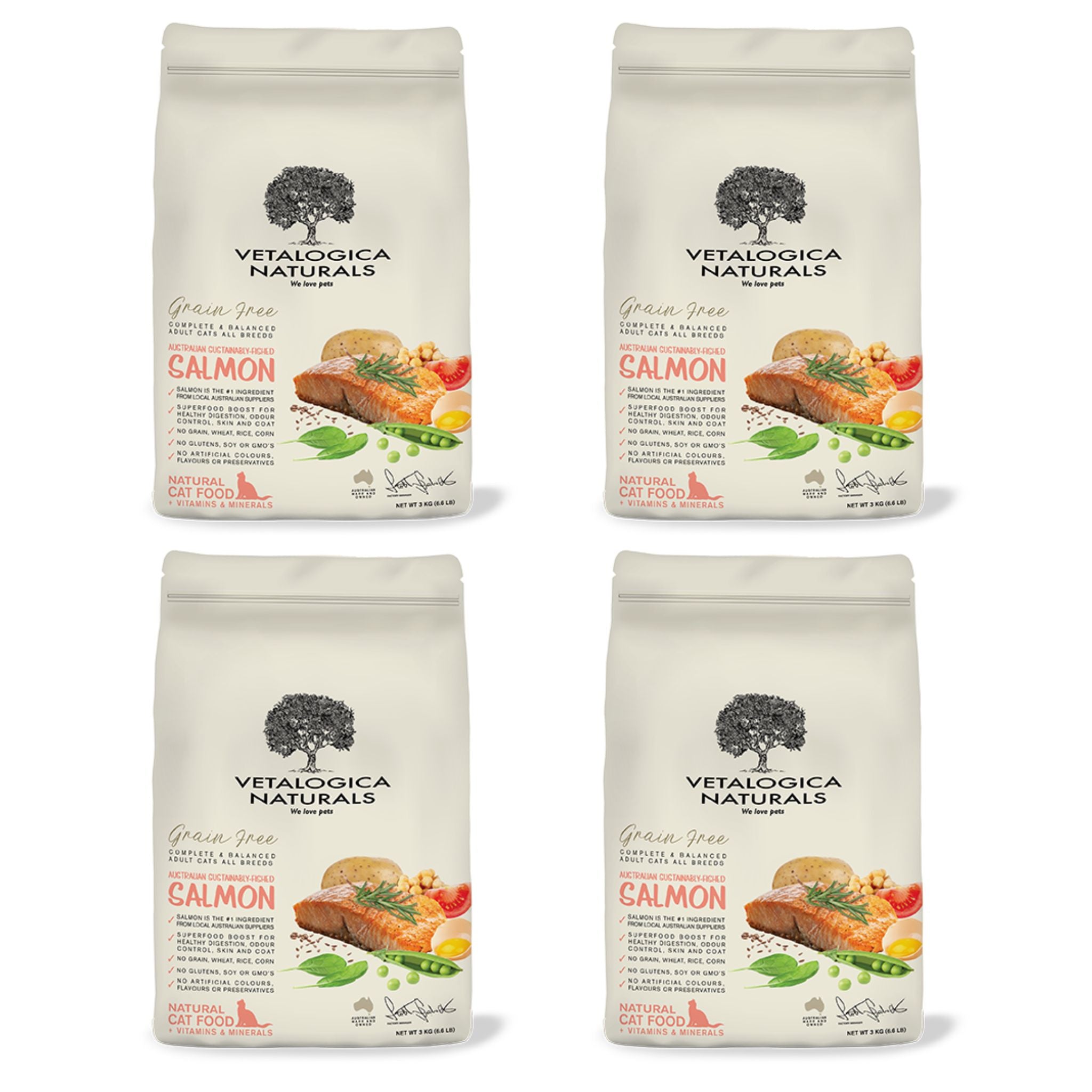 Grain free clearance salmon cat food